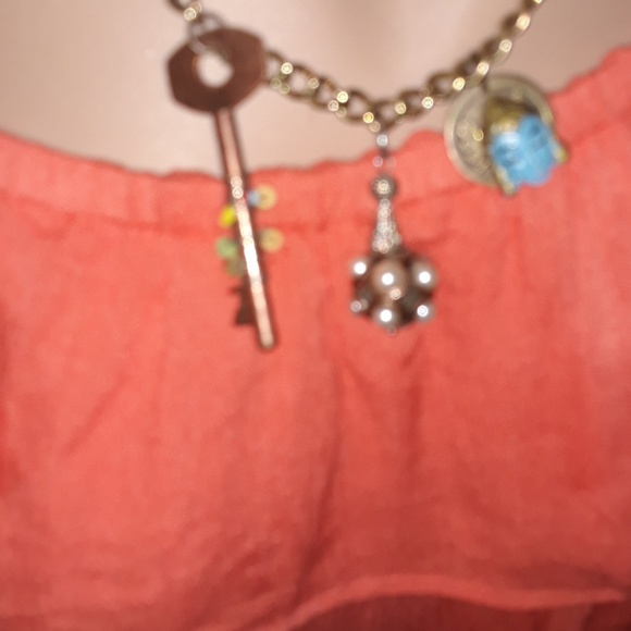 *Necklace with three charms let buddha and Pearl's - Picture 4 of 8